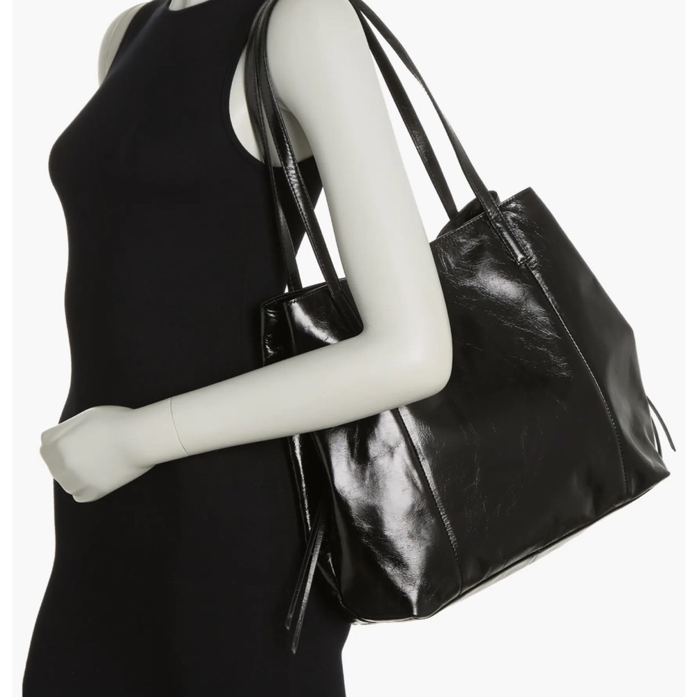 HOBO Black Leather Tote Bag